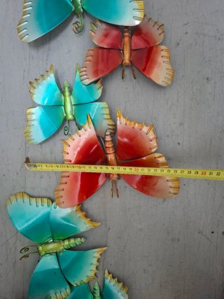 Panel decorativo 11 Mariposas Decorativas de Metal