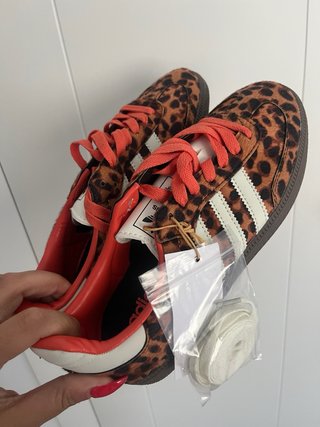 Adidas Samba OG Leopardo Marrón Naranja