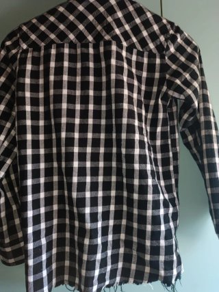 Camicia a quadri zip 11/12 anni