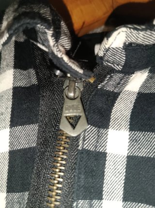 Camicia a quadri zip 11/12 anni