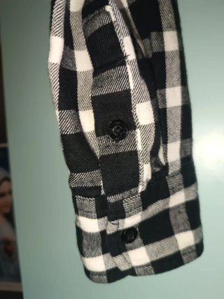 Camicia a quadri zip 11/12 anni