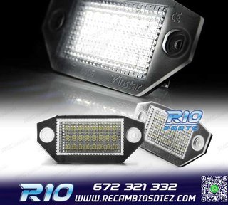 LUCES MATRICULA FORD MONDEO MK3 00-07 LED