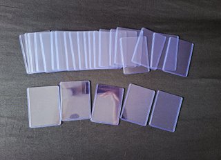 25 Protectores Toploader para Cartas