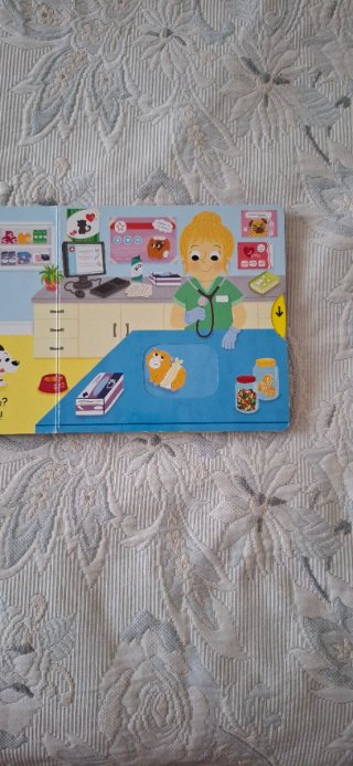 Libro cartonato interattivo "Dal Veterinario"