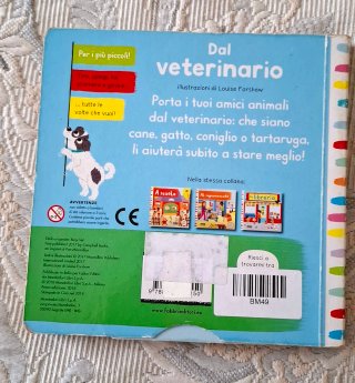 Libro cartonato interattivo "Dal Veterinario"