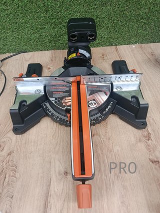 Evolution Power Tools - R210SMS-300+ Ingletadora deslizante multimaterial de 210 mm (230 V).