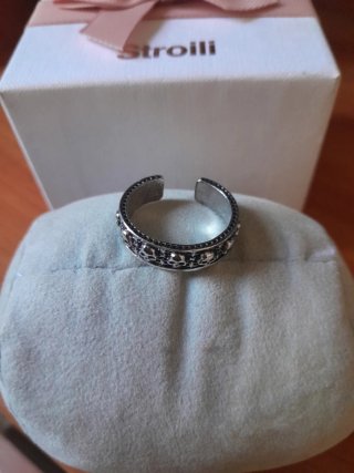 Anello uomo argento teschi regolabile