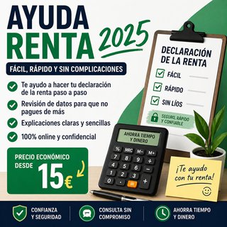 AYUDA DECLARACIÓN DE LA RENTA FÁCIL Y RÁPIDA