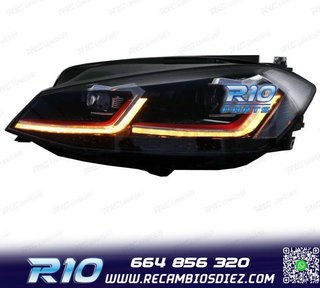 FAROS VOLKSWAGEN VW GOLF 7.5 17-19 FULL LED DINAMICOS LOOK G