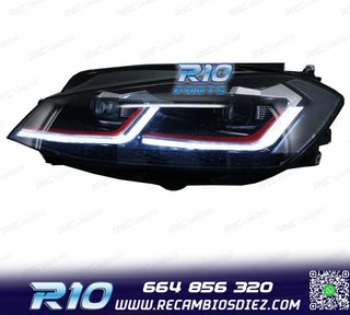 FAROS VOLKSWAGEN VW GOLF 7.5 17-19 FULL LED DINAMICOS LOOK G