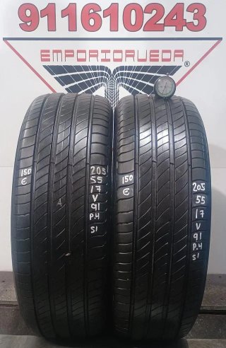 205 55 17 V MICHELIN RUEDA AL 90% VIDA UTIL