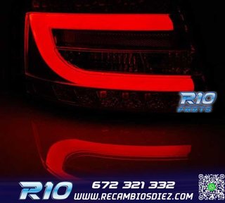 PILOTOS LED AUDI A6 C6 SEDAN 04-08 AHUMADO 7PIN