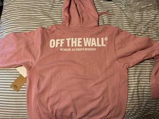 Sudadera Vans Rosa con etiqueta