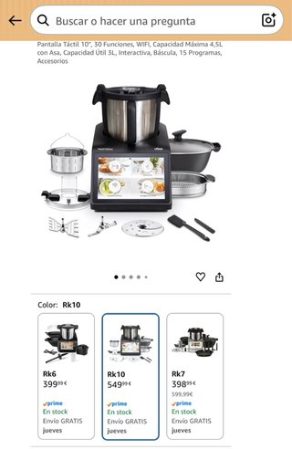 Robot Cocina UFESA RK10