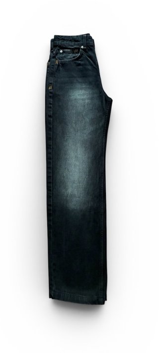 Jeans Bershka Baggy Washed Black Faded EUR 34