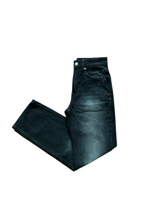 Jeans Bershka Baggy Washed Black Faded EUR 34