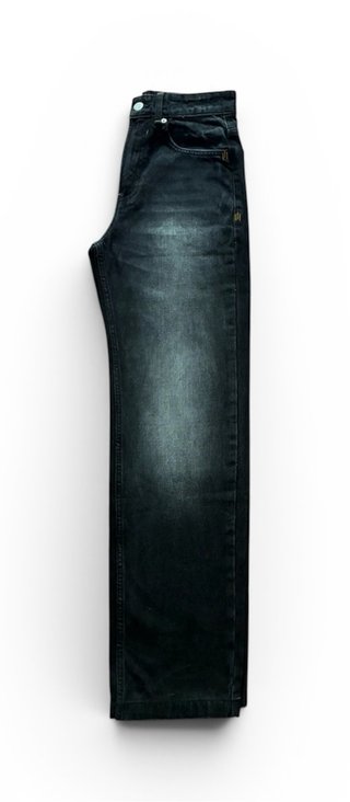 Jeans Bershka Baggy Washed Black Faded EUR 34