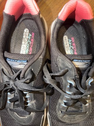 Zapatillas Skechers Mujer Talla 39 Negras Rosas