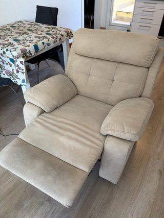 Sofá Eléctrico Beige