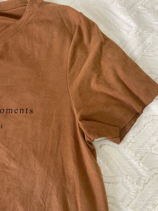 Camiseta Sfera marrón talla M