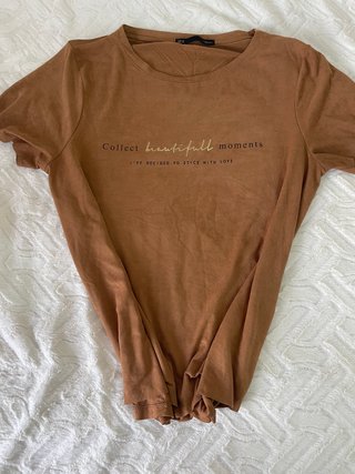 Camiseta Sfera marrón talla M