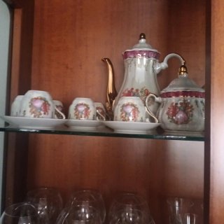 Juego de café de porcelana