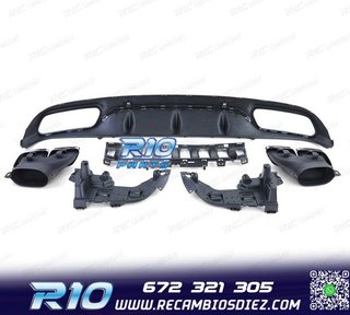 DIFUSOR MERCEDES CLASE C C205 COUPÉ 15-18 AMG PDC + COLAS E