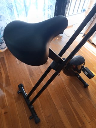 Bicicleta elíptica plegable