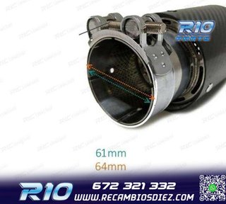 COLA ESCAPE BMW LOOK M CARBONO