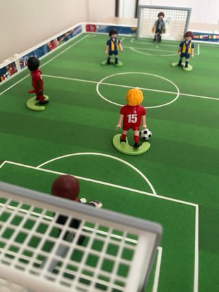 Futbolín Playmobil