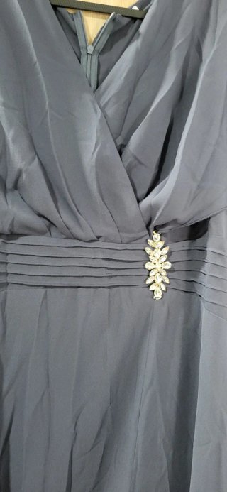 Vestido largo azul Modlily