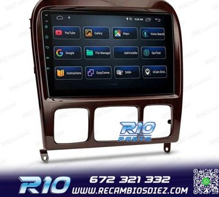 RADIO GPS ANDROID 13 MERCEDES CLASE S W220 98-05