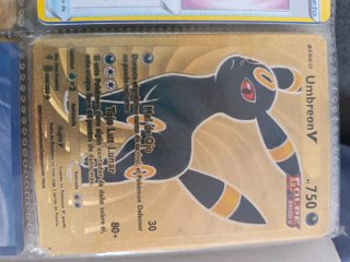 Carta Metal Umbreon V - Pokémon TCG (no original)