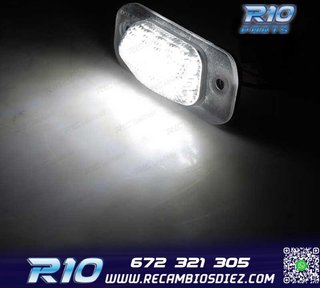 LUZ MATRICULA LED VOLKSWAGEN VW GOLF 3 POLO 3 SEAT CORDOBA