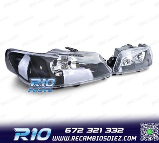 FAROS PEUGEOT 306 97- NEGRO