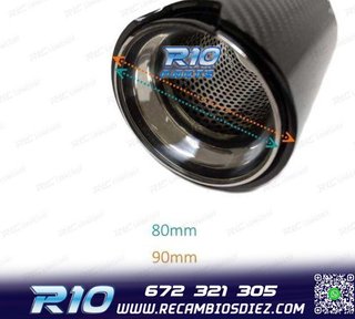 COLA ESCAPE BMW LOOK M CARBONO