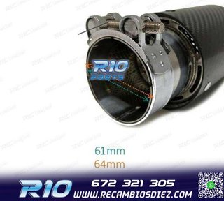 COLA ESCAPE BMW LOOK M CARBONO