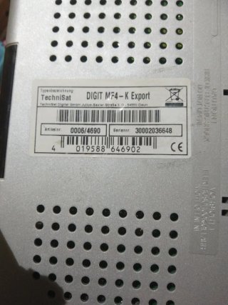 Receptores DVB ,digit MF4K, Techni Sat