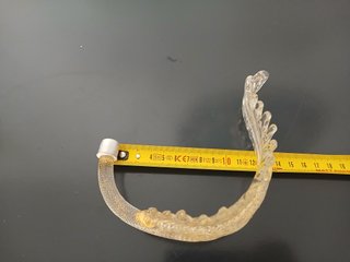 Ricambio Murano Foglia Bass Vetro Oro