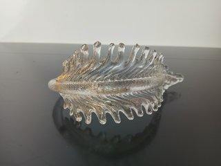 Ricambio Murano Foglia Bass Vetro Oro