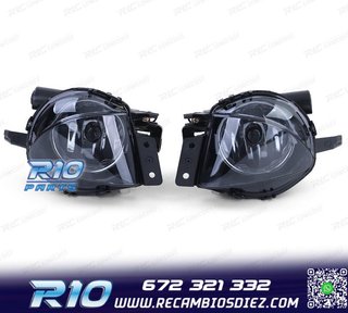 FAROS ANTINIEBLAS BMW E90 E91 05-08 NEGRO AHUMADO