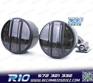 INTERMITENTES FRONTALES PARA JEEP WRANGLER JK 07- LED NEGRO