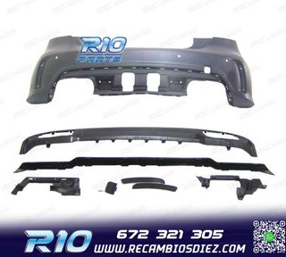 PARAGOLPES TRASERO MERCEDES CLASE A W176 12-15 LOOK AMG A45