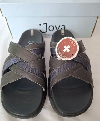 Sandalias Joya Pablo Hombre Negro/Gris