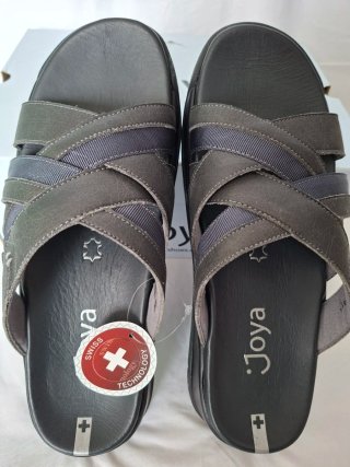 Sandalias Joya Pablo Hombre Negro/Gris