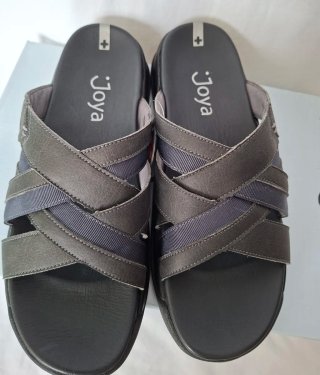 Sandalias Joya Pablo Hombre Negro/Gris