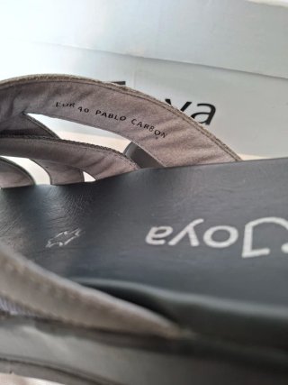 Sandalias Joya Pablo Hombre Negro/Gris