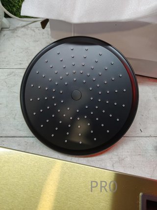 Panel de ducha dorado 3 en 1 con estante - Keokbon