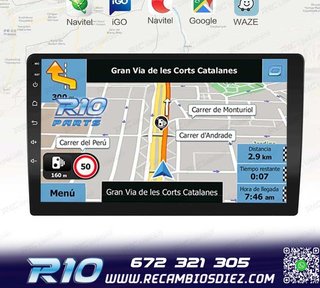 RADIO 9" GPS ANDROID 13 QUAD CORE 64GB ROM