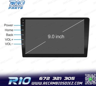 RADIO 9" GPS ANDROID 13 QUAD CORE 64GB ROM